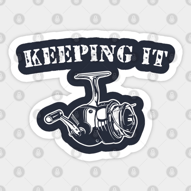 Keeping it REEL. Sticker by Andreeastore  